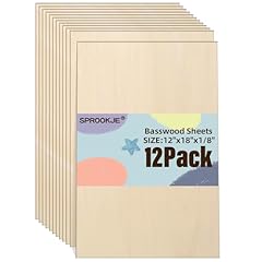 Premium Basswood Sheets: Crafted from select basswood, each basswood sheet features a consistently smooth surface, clean-cut edges, and a beautifully subtle grain. The thickness error of the entire sheet is controlled within ±0.1mm to ensure overall ...