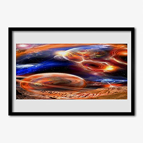 Cadre en MDF avec affiche Tulup 70x50 cm tableau abstrait haut de gamme pour cuisine et séjour