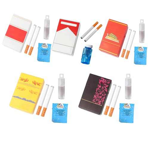 Giocattolo per sigarette che soffia bolle, realistico, con soluzione, divertente