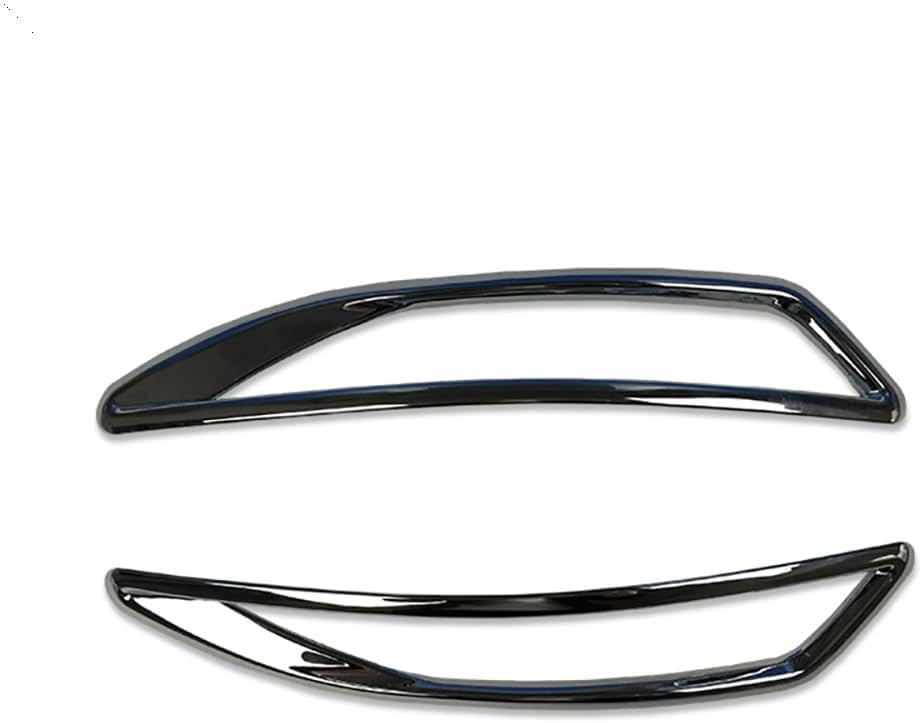 Fog lamp frame Fit For Fit For Touran 2016 2017 Rear Foglight Cover Trim ABS Chrome Tail Fog Lamp Frame Cover Sticker Light