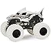 Monster Jam, Official Megalodon Monster Truck, Die-Cast Vehicle, Max Contrast Series, 1:64 Scale, Kids Toys for Boys Ages 3 and up