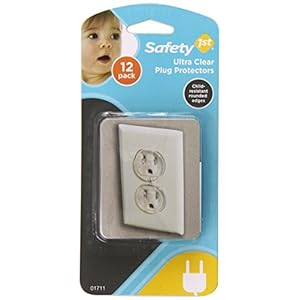 Safety 1st 12 Pack Ultra Clear Outlet Plugs