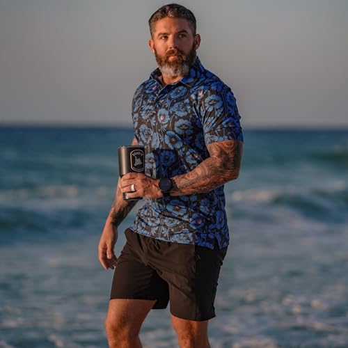 Savage Tacticians Men's Polo Shirts - Performance Active Wear, Moisture-Wicking, UV Protection Golf & Casual Wear2