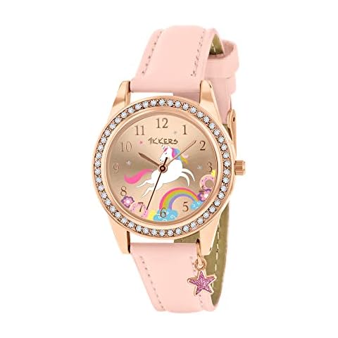 Tikkers Unicorn Watch with Pink Strap Cover