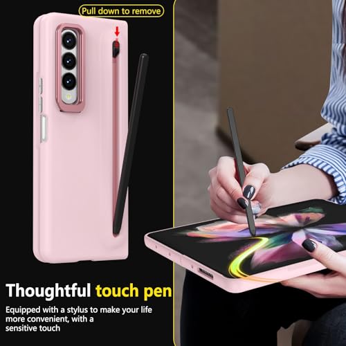 Samsung Galaxy Z Fold 3 Case with Built-in New Compact S Pen Slot - 5