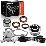 A-Premium Engine Timing Belt Kit w/Water Pump Compatible with Hyundai, Kia