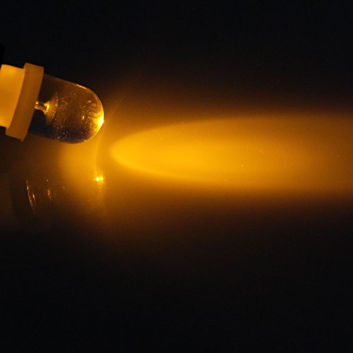 Zhanshenzhen Yellow Rv T10 W5W Reverse Light Backup Bulb Pcb 1 Emitters In-Line Led Dc 12V 184 192 193 A082-Y (Pack Of 10) #TOP4