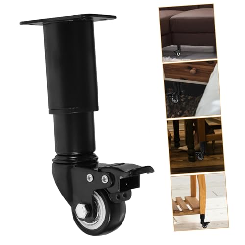 Patas de mueble ajustables con ruedas giratorias para sofás y mesas de salón 5
