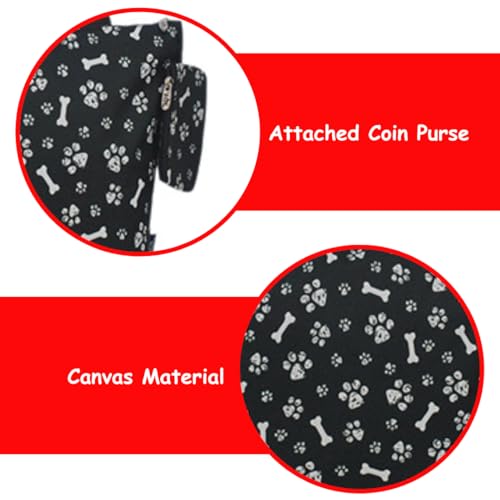 Image of NGIL Medium Top Zipper Closure Canvas Tote Bag with Attached Matching Coin Purse For Moms and Nurses