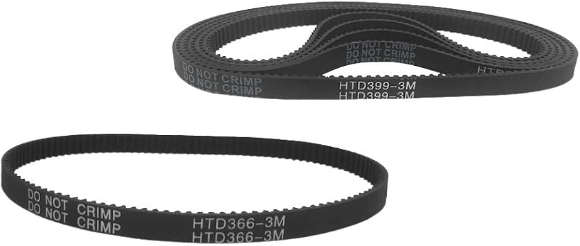 1PC Arc HTD 3M Timing Belt C366 369 375 378 381 384 390 393 396 399 Width 6/9/10/12/15/20mm Rubber Closed Loop Synchronous Pitch 3mm (Size : 3M 375(Teeth125), Color : 10mm)