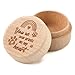 Pet Keepsake Box, Wooden Pet Loss Sympathy Gifts Memorial Gifts Pet Memory Urn Container with Pet Paw Engraving for Storing Cats Dogs Hair, Whiskers, Fur, Teeth, Nails, Bone, Ashes (Rainbow Pattern)