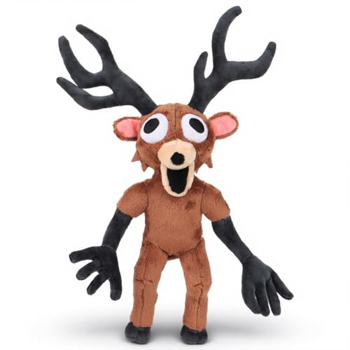 Kouipoie 99 Nights In The Forest Plush Toy,The Deer Villain Collectible Soft Toy,Game-Inspired Stuffed Animal For Kids & Adults,Cuddly Plushie Gift For Christmas,Halloween & Birthdays. (14.8IN)