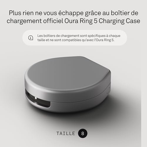 Chargeur portable Oura Ring 5 taille 8 boîtier de charge - 2