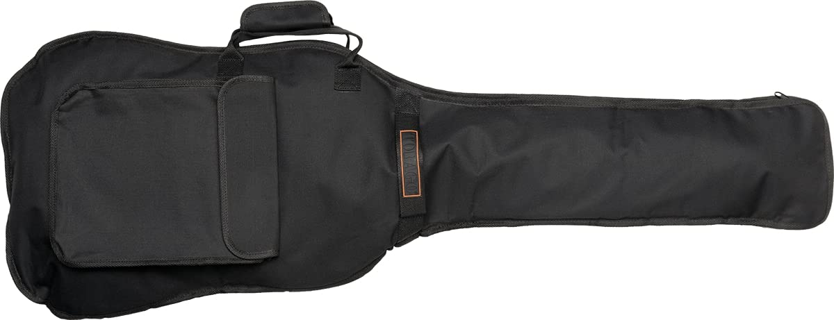 TOBAGO Housse 20 Basse Electrique, Polyester, Poche frontale, Noir