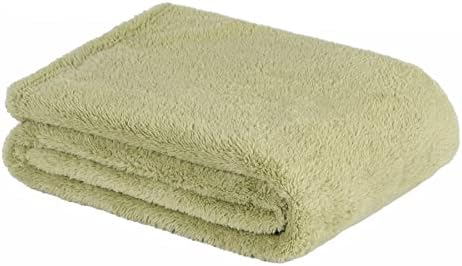 Brentfords Teddy Fleece Throw, 125 x 150 cm, Latte Mink Natural, Single ,TEDFTLA110