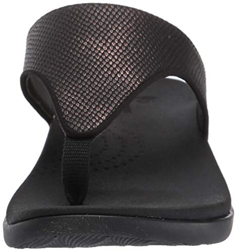 Clarks Womens Brio Vibe Sandal, Black Snake Synthetic, 10 M Us #TOP1