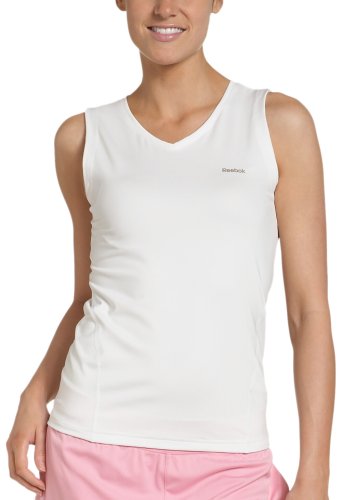 Reebok(リーボック) レディース プレイドライ ノースリーブ Vネック