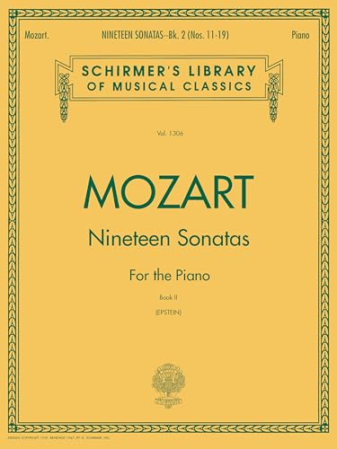 Nineteen (19) Sonatas For The Piano Book 2 English Spanish Text