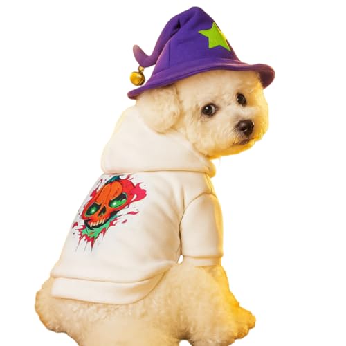 ハロウィン ペット服 パーカー 秋冬 ハロウィン用 犬服 パーカー 厚手 暖かい 変身服 コスプレ ドッグウェア Tシャツ フード付き 猫服 コスチューム 人気 ファッション ペット用品 小型犬 中型犬 お散歩お出かけ コスプレ 犬の服