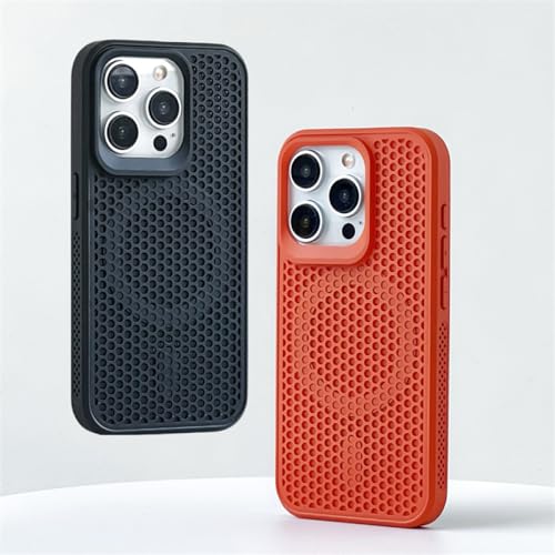 Étui de refroidissement iPhone 15 Pro Max coque en maille aimantée intégrée - 3