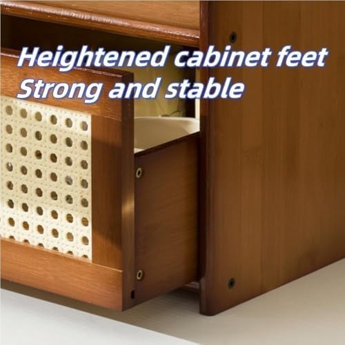 Multifunctional Kitchen Storage Rack with Drawers, Coffee Cup Holder & Sundry Cabinet Display for Dining Room & Kitchen, Stylish Home Organizer (Black, 30cm)