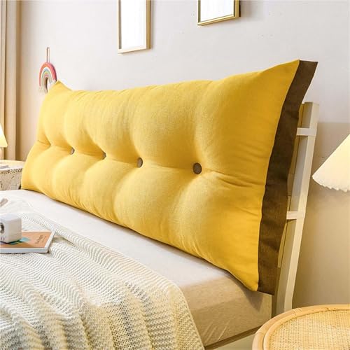 Dossier de traversin de canapé oreiller de lecture doux lit 100x50x20cm - 2