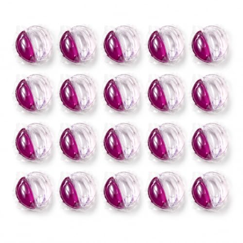 Laundry Pods Detergent Capsules 3 in 1, Dissolvable Clothes Washing Pods with Tough Stain Cleaning & Floral Fragrance for Top/Front Load Machines, 1 Pod for 5-7 kg Load (10, Fresh)