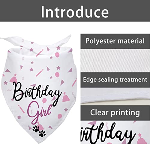 Dog Birthday Bandana Dog Birthday Girl Happy Birthday Dog Bandana For Girls Pet Accessories For Dog Lovers Birthday Bandana For Large Dog Girl Dog Birthday #TOP4