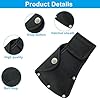 Hatchet Head Sheath Holster, Black Axe Head Cover for 1-1/4lb Axe, Double Snap Hatchet Blade Protector for Outdoor Hiking