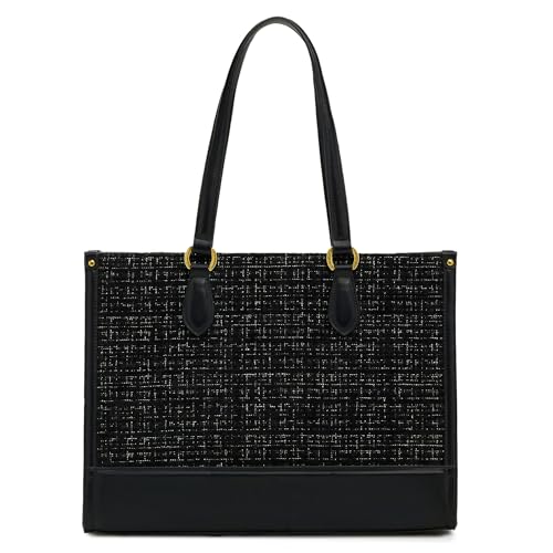 Image of Miraggio Cher 14 Inch Laptop Tote Bag For Woman With Padded Laptop Sleeve | Office Tote Bag For Women | Big Totes For Work & Travel With Functional Pockets