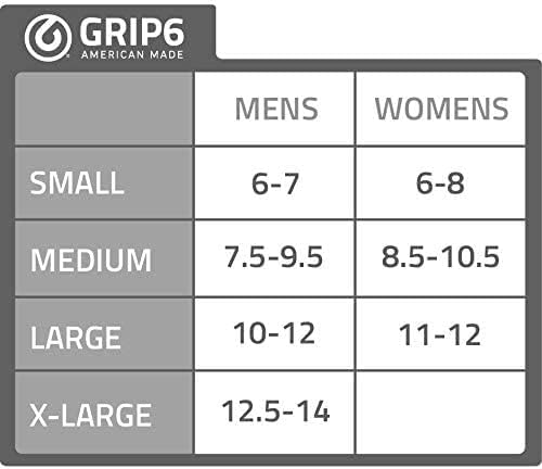 Image of GRIP6 Crew Socks - Merino Wool Socks Made in the USA, Lightweight Wool Hiking Socks, Crew Socks for Men and Women