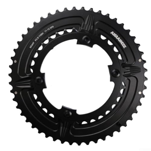 Juego de platos asimétricos de alto rendimiento diseñado para adaptarse fácilmente a los modelos más populares de Shimano (39/53T)