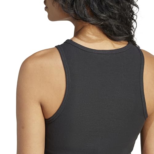 adidas Débardeur Essentials côtelé pour femme, Noir., S