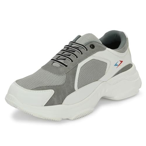 Image of Cruiser Mens Sneakers | Casual Shoes | Experience Comfort & Style with Soft Cushioned Insole | Street Style with Premium Lace-Up Kicks| Trendy Lace-Up Sneakers for the Modern Look (2552)