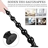 BDSMYEE Analkugeln extrem lang,45 CM Analplug Buttplug Analdildo Analspielzeuge Fisting Sexspielzeug Analdehner Anal Expander erotisches Sex Spielzeug für Paare Frauen Männer extrem Sex (Schwarz) #4