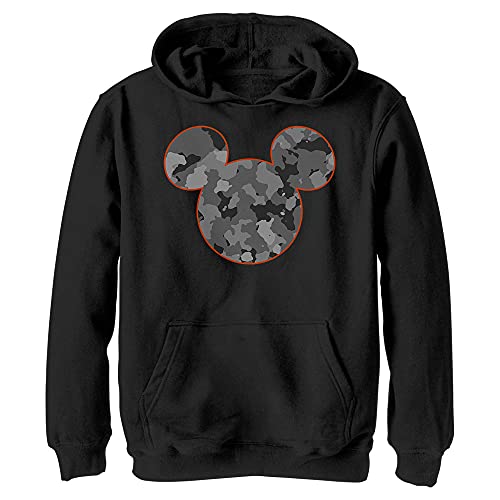 Sweat à capuche noir Mickey Camo pour garçon taille M - 2