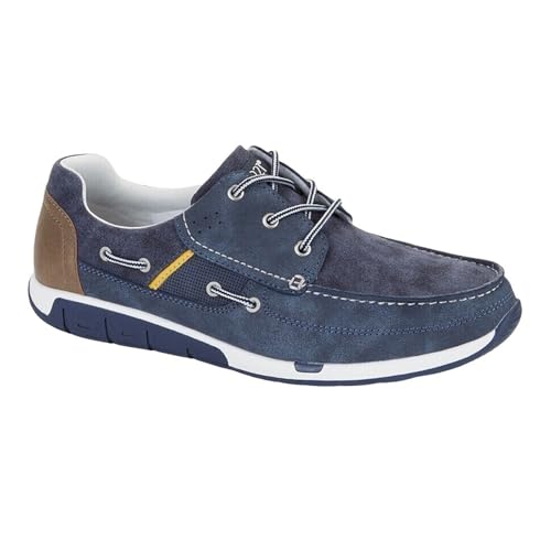 Image of R21 Mens Boat Shoes (12 UK) (Navy)