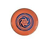 ISD Toys Glow in the Dark Ultimate with Soft Grip Frisbee Disc 175 Grams,10.5 inches Sport Disc, Great for Backyard, Park, Beach, Camping, pet and More (Red)