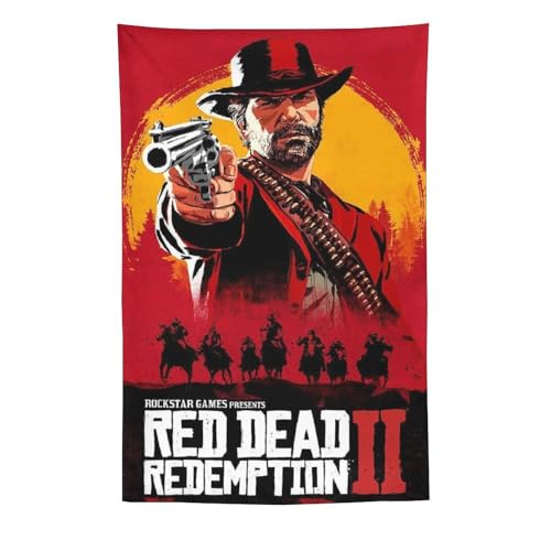RDR2 �|�X�^�[ Red Dead Redemption 2 �Q�[���|�X�^�[ �^�y�X�g���[ �A�[�g�p�l�� �|�X�^�[ �ǃA�[�g �a�����M�t�g �����Ɋ|�����܂�60"x90"