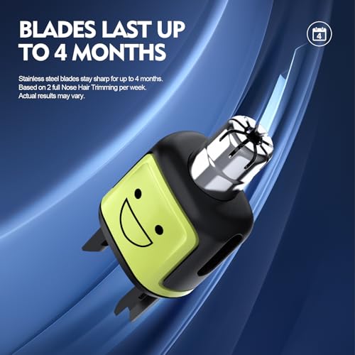 Image of Nose and Ear Trimmer Replaceable Blade, Washable Replacement Head for OneBlade Handles, Precision Grooming Accessory for Nose Hair and Ear Hair Trimming