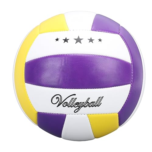 Ballon de volley-ball taille 5, idéal pour vos matchs à la plage et au gymnase