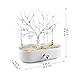 MORE&LESS Antlers Jewelry Display Stand with Drawer and Crystal Handle, Tree Tower Rack Hanging Organizer for Ring Earrings Necklace Bracelet