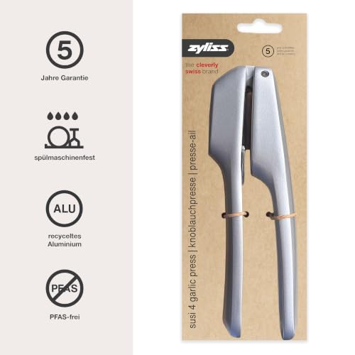 Zyliss Knoblauchpresse Susi 4, Presst Knoblauchzehen auch mit Schale – Ansicht 2