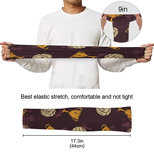 Gaireg Volleyball Pattern Tattoo Cover Sleeves For Women, Protection Arm Sleeves #TOP5