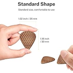 Ensemble de 6 médiators de guitare à grille tissée en osier pour guitare acoustique, guitare électrique, basse, ukulélé… - Les Beatles, Paul McCartney, John Lennon, RIngo Starr, George Harrison Ensemble de 6 médiators de guitare à grille tissée en osier pour guitare acoustique, guitare électrique, basse, ukulélé… – Image 4