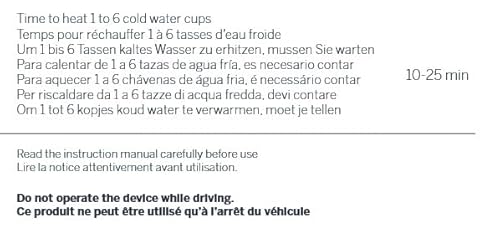 Cafetière THOMSON 12 V 0.65 46 tasses - vue 8