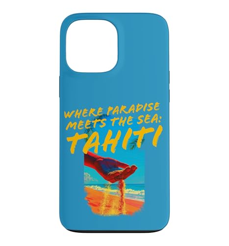 Where ParadiseMeets the Sea:Tahiti �y�����C�Əo��ꏊ�^�q�` �X�}�z�P�[�X iPhone 13 Pro Max �p