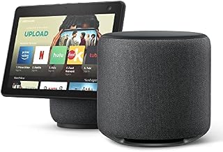 Echo Show 10 (3rd Gen) | Our best-sounding smart display with motion and Alexa | Charcoal