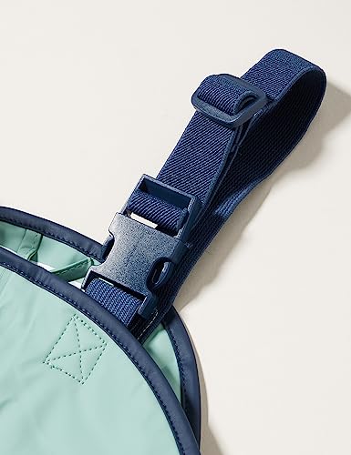 Playshoes Matschhose Regenlatzhose Fleece-Futter Unisex Kinder Wind- und wasserdichte Regenhose Regenbekleidung, grün Pastell, 92