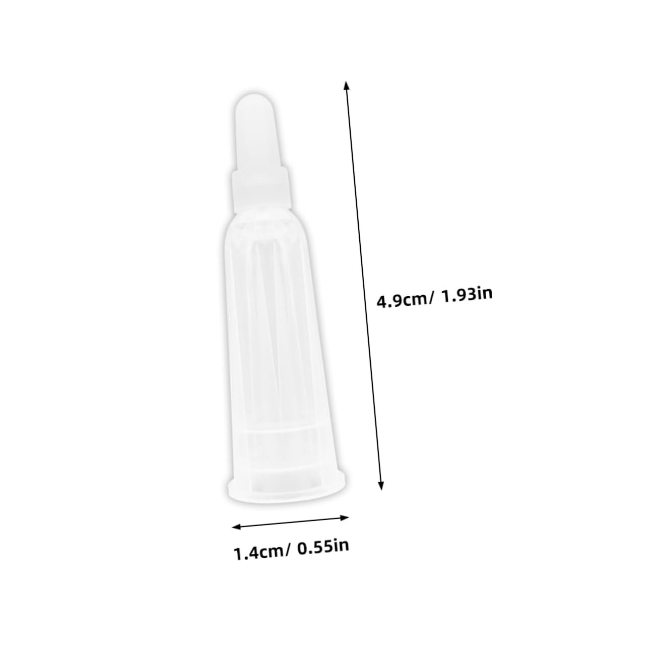 VILLFUL 6pcs Ampoule Opener Vial Breaker Ampule Bottles Applicator Tips Ampoule Applicator Tips Liquids Dispensing Tips Replacement Ampule Tips Accessories for Ampule Applicator Tips TPE